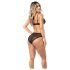 Set sutien Mapalé cu portjartier (negru)