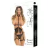 Rene Rofe - ham de corp decorativ cu tanga - negru - S-L