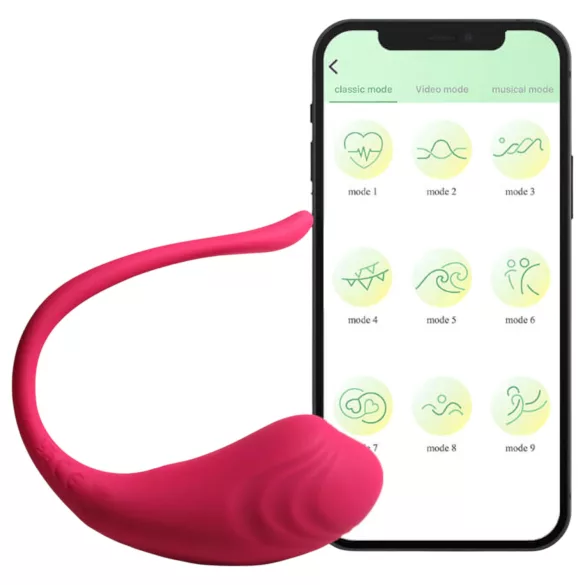 Funny Me - Ou vibrator cu control prin aplicație (roz)