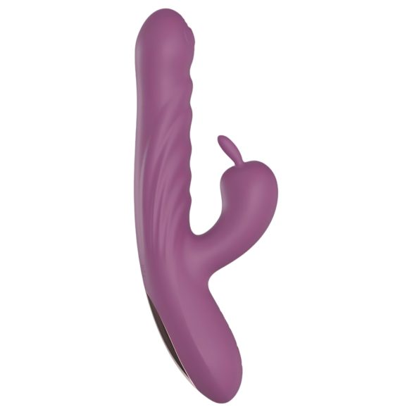Funny Me Iepuraș - vibrator cu braț pentru clitoris, reîncărcabil (mov)