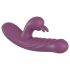 Funny Me Iepuraș - vibrator cu braț pentru clitoris, reîncărcabil (mov)