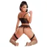 JSY 037 - set de lenjerie erotică - negru