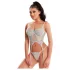 JSY 036 - set de lenjerie erotică (albastru) - L/XL