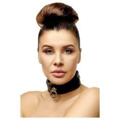 ZADO - colier din piele - negru