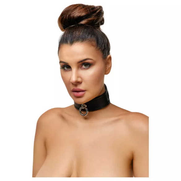 ZADO - colier din piele - negru