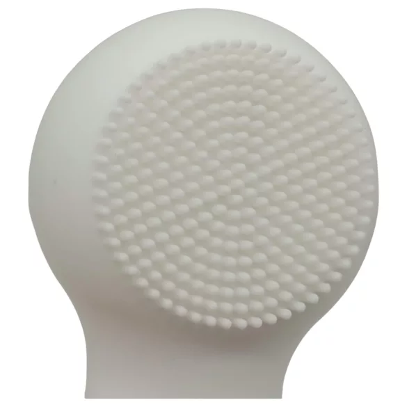 FaceClean - aparat de masaj facial cu acumulator, rezistent la apă (alb)
