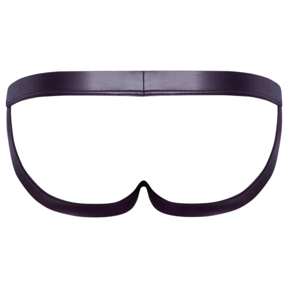 Svenjoyment - suspensoriu lucios pentru bărbați - negru - XL