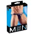 Svenjoyment - suspensoriu lucios pentru bărbați - negru - XXL
