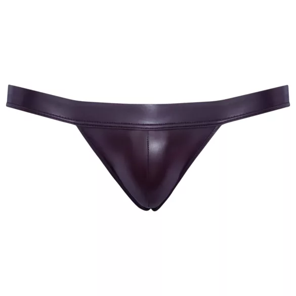 Svenjoyment - suspensoriu lucios pentru bărbați - negru - XXL