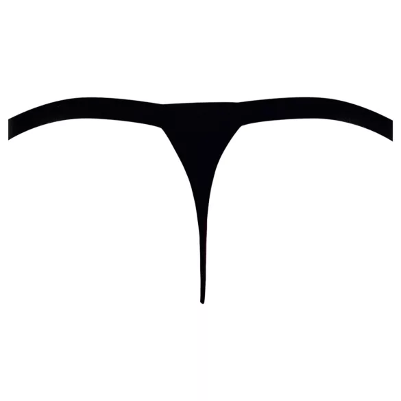 Svenjoyment - tanga bărbați cu strasuri - negru - L