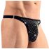 Svenjoyment - tanga bărbătească cu strasuri (negru) - XL
