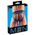 Svenjoyment - jockstrap deschis (negru-albastru) - L