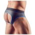 Svenjoyment - jockstrap deschis (negru-albastru) - L