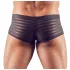 Boxer bărbați transparent cu dungi - negru - L