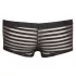 Boxer bărbați transparent cu dungi - negru - XL