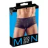 Boxer bărbați transparent cu dungi - negru - XXL