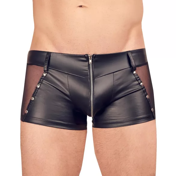 Svenjoyment - boxer bărbați lucios - negru - XL