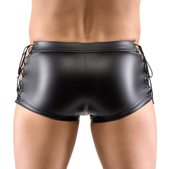 Svenjoyment - boxer bărbați șnur lateral - aspect mat - negru - XL
