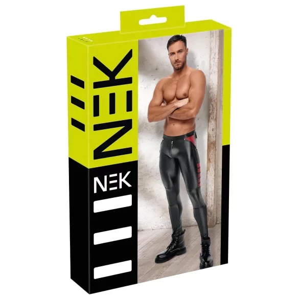 NEK - pantaloni lungi - bumbac - negru - L
