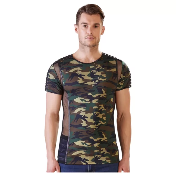 NEK - tricou camuflaj pentru bărbați (verde-maro)