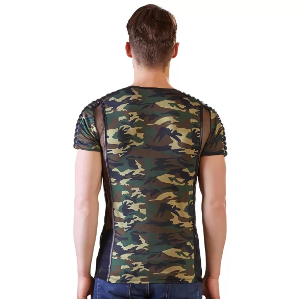 NEK - tricou camuflaj pentru bărbați (verde-maro) - 2XL