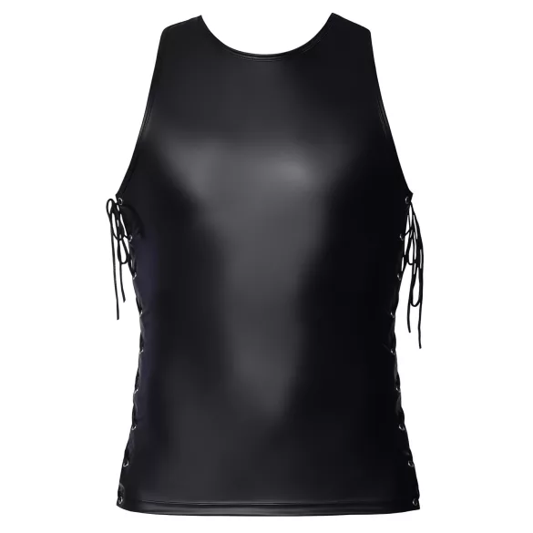 Svenjoyment - top masculin mat cu șnur lateral (negru)