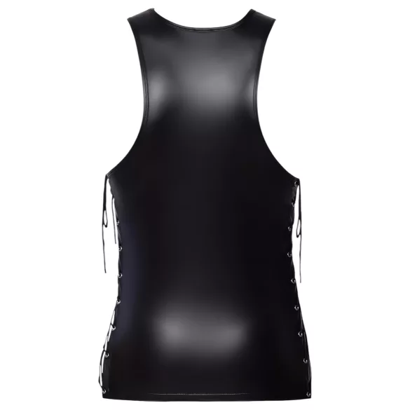 Svenjoyment - top masculin mat cu șnur lateral (negru)