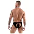 Svenjoyment - costum tanga bărbați chelner - negru-alb - L