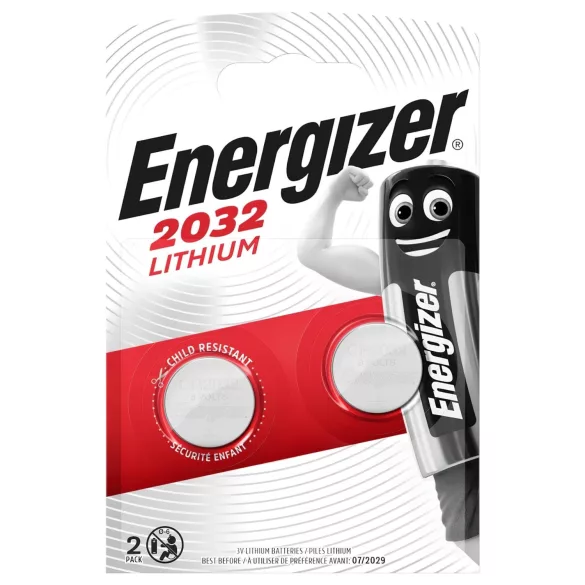 Energizer - baterie tip buton CR2032 - set 2 bucăți