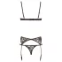 Cottelli - Set erotic 3 piese - negru - 85C/L