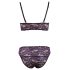 Cottelli - Set lenjerie sutien dantelă florală - mov - XL
