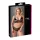 Cottelli Plus Size - set lenjerie dantelă - sutien și chilot - negru - XXL
