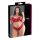 Cottelli Plus Size - set lenjerie sutien dantelă moale - roșu - 4XL