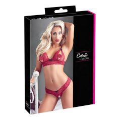 Cottelli - Set sutien erotic din dantelă - roșu