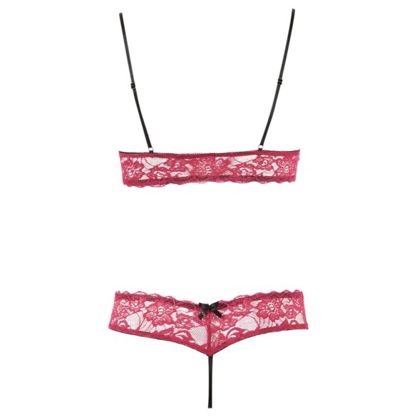 Cottelli - Set sutien erotic din dantelă - roșu