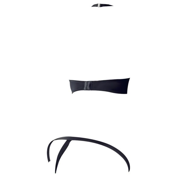 Cottelli - Set sutien cu inele metalice - negru