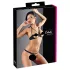 Cottelli - Set sutien cu inele metalice - negru - 80B/M