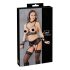 Cottelli Bondage - Set lenjerie dantelat (5 piese) - L