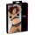 Cottelli Plus Size - set lenjerie cu sutien cu perle - negru - XL