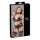 Cottelli Bondage - set lenjerie lucioasă dantelată (4 piese)