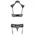 Cottelli - set sutien dantelat cu guler (negru) - 85B/L