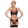 Obsessive 818-SEG-1 - set lenjerie cu strasuri (negru) - L/XL