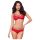 Set lenjerie roșie cu dantelă Obsessive 860-SET-3