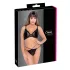 Cottelli - set sutien transparent din dantelă (negru) - M