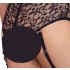 Cottelli Bondage Plus Size - set sutien dantelă (negru)