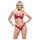 Cottelli Party - set de sutien cu efect strălucitor (roșu) - 85B/L