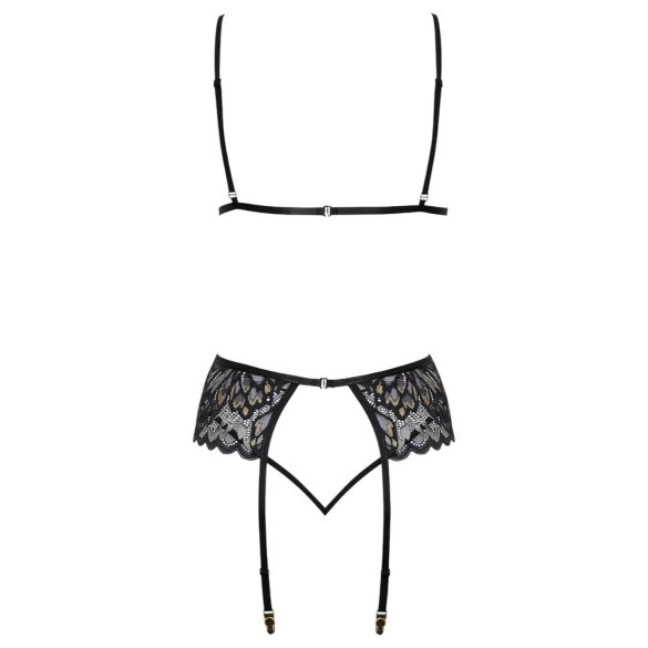 Kissable - set lenjerie (negru) - L/XL