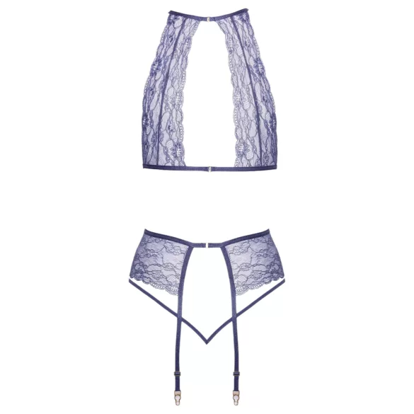 Kissable - set lenjerie din dantelă (mov) - L/XL