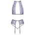 Kissable - set lenjerie din dantelă (mov) - L/XL
