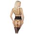 Sărutabil - set sutien cu curea talie (negru) - L/XL
